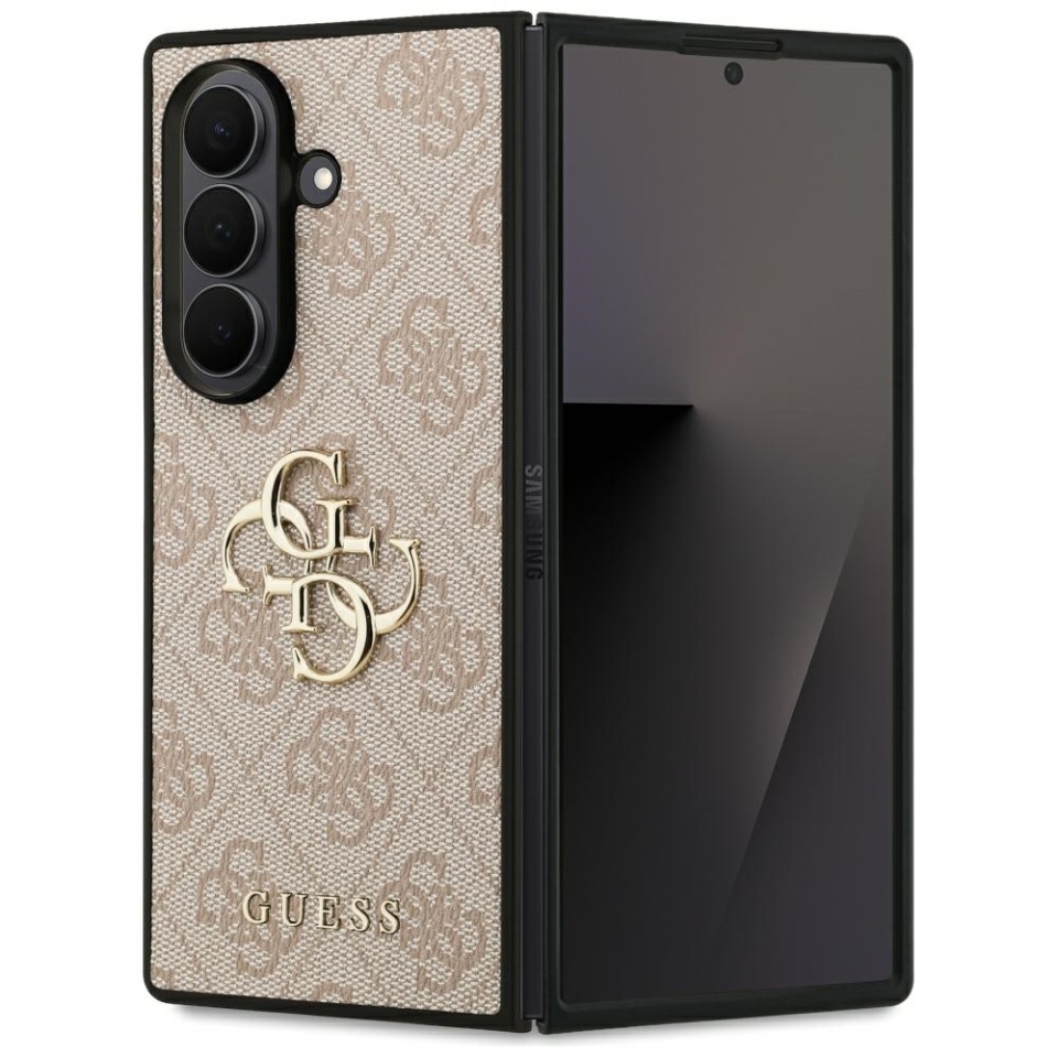 Husa pentru Samsung Galaxy Z Fold7, Guess Hardcase 4G Big Logo, Protectie Slim, Compatibila, Roz