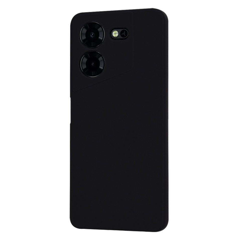 Husa pentru Tecno Pova 5 Pro din Silicon Catifelat, Protectie Premium, Skyddar SoftElegance - Negru - 2 | YEO