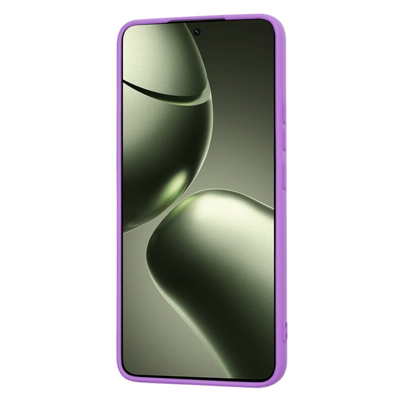 Husa pentru Xiaomi 14T din Silicon Catifelat, Protectie Premium, Skyddar SoftElegance - Mov - 1 | YEO