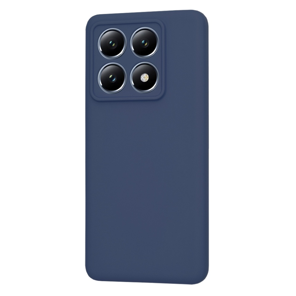 Husa pentru Xiaomi 14T Pro din Silicon Catifelat, Protectie Premium, Skyddar SoftElegance - Bleumarin - 2 | YEO