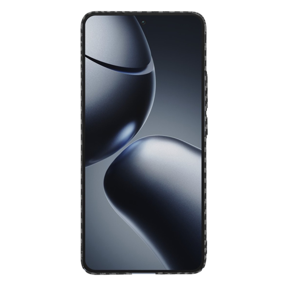 Husa pentru Xiaomi 14T Pro, Finisaj Premium cu Textura de Carbon, Design Elegant, SKDR CarbonFlex - Negru - 1 | YEO