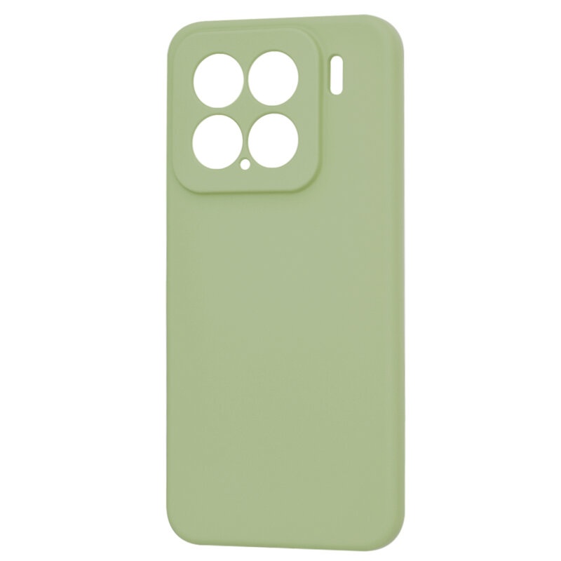 Husa pentru Xiaomi 15 din Silicon Catifelat, Protectie Premium, Skyddar SoftElegance - Verde - 3 | YEO