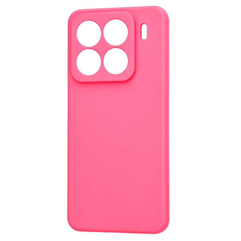 Husa pentru Xiaomi 15 Pro din Silicon Catifelat, Protectie Premium, Skyddar SoftElegance - Fucsia - 3 | YEO
