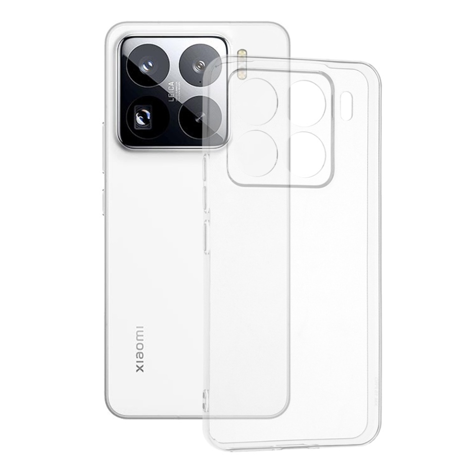 Husa pentru Xiaomi 15 Pro, SKYDDAR INNOVATION, ClearGuard, din silicon transparent, set cu sticker, Transparenta