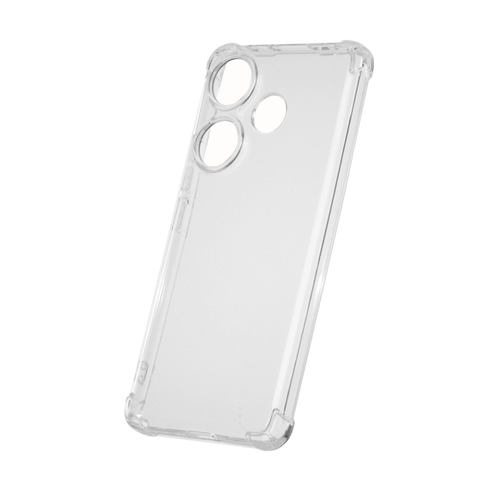 Husa pentru Xiaomi Poco F6 , SKYDDAR INNOVATION, Shockproof Clear din Silicon Slim, Transparenta, set cu sticker - 3 | YEO