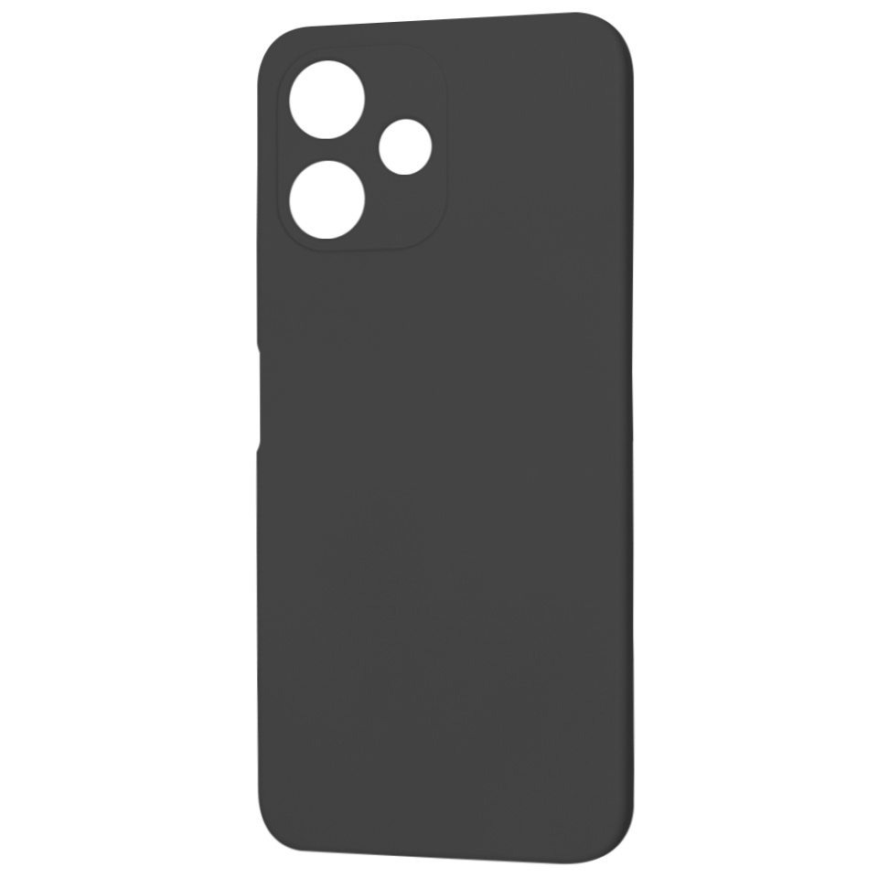 Husa pentru Xiaomi Redmi 12 5G din Silicon Catifelat, Protectie Premium, Skyddar SoftElegance - Negru - 1 | YEO