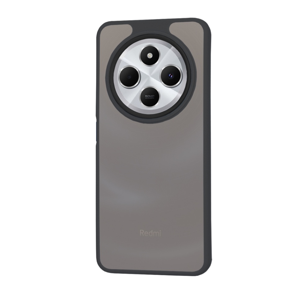 Husa pentru Xiaomi Redmi 14C, ce Absoarbe Cele mai Aspre Socuri, Skyddar Frosted - Negru - 2 | YEO