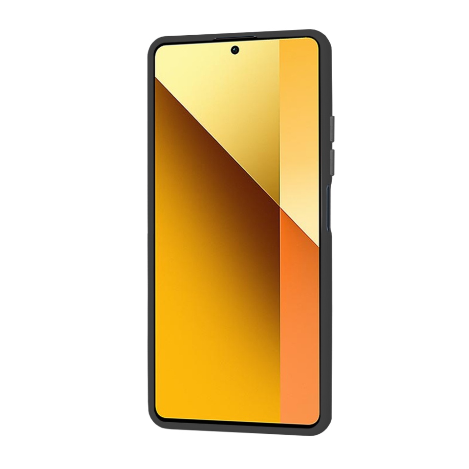 Husa pentru Xiaomi Redmi Note 13 5G, ce Absoarbe Cele mai Aspre Socuri, Skyddar Frosted - Negru - 2 | YEO