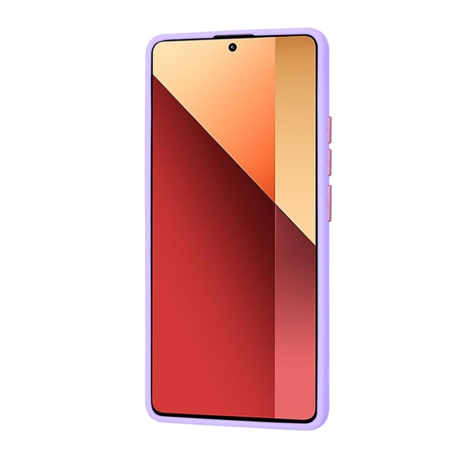 Husa pentru Xiaomi Redmi Note 13 Pro 4G / Poco M6 Pro 4G, SKYDDAR INNOVATION, HaloFrost, AntiSoc, set cu sticker, Mov deschis - 2 | YEO