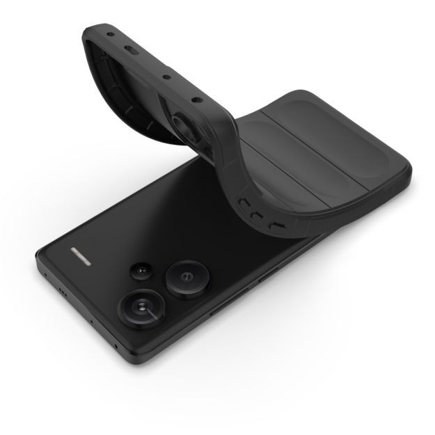 Husa pentru Xiaomi Redmi Note 13 Pro+ 5G eleganta, din silicon mat, SKDR Vogue - Mov - 3 | YEO