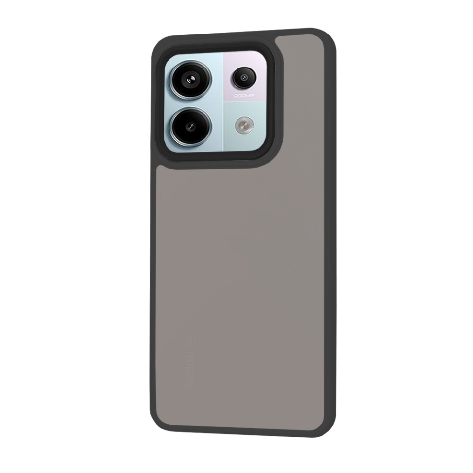 Husa pentru Xiaomi Redmi Note 13 Pro 5G / Poco X6, ce Absoarbe Cele mai Aspre Socuri, Skyddar Frosted - Negru - 1 | YEO