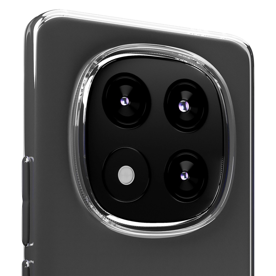 Husa pentru Xiaomi Redmi Note 14 Pro+ 5G, din silicon, 3mk Clear Case, Transparent - 3 | YEO