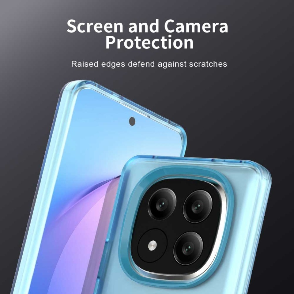 Husa pentru Xiaomi Redmi Note 14 Pro+ 5G, SKYDDAR INOVATION, CandyCase, Magsafe, set cu sticker, Albastru - 1 | YEO