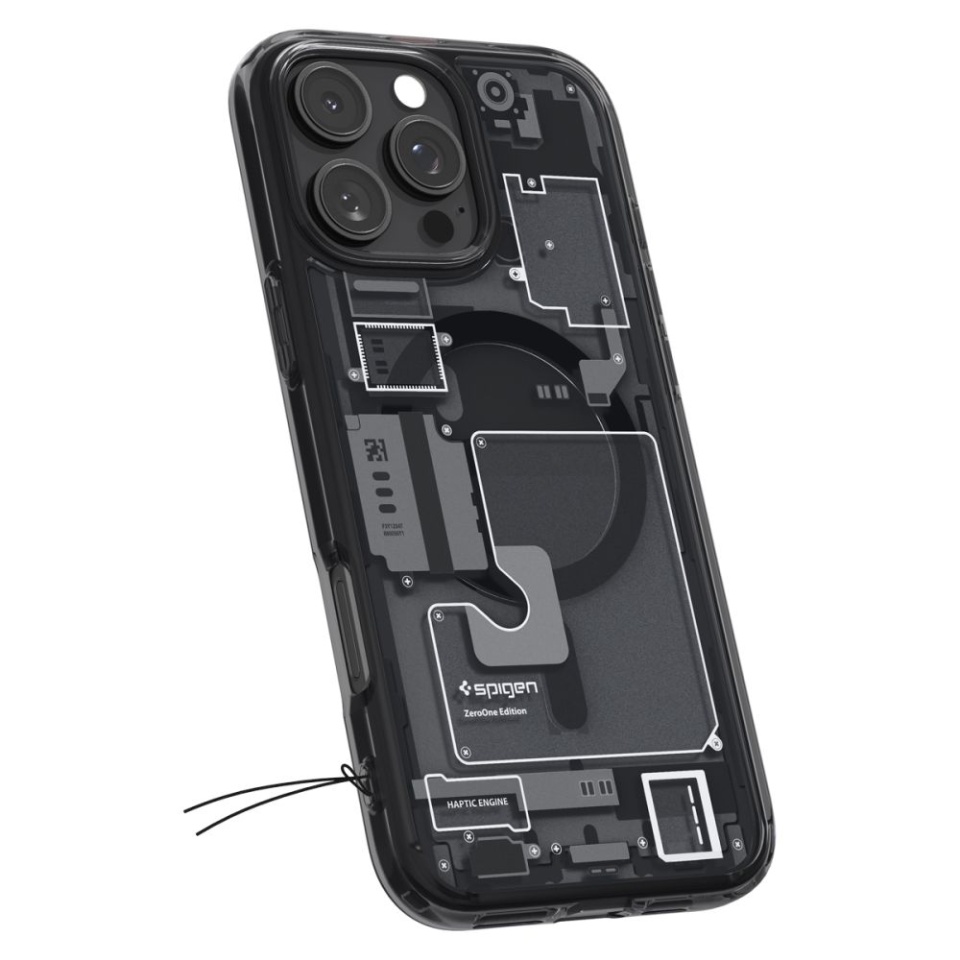 Husa premium iPhone 16 Pro, Spigen Ultra Hybrid Zero One - Transparenta - 1 | YEO