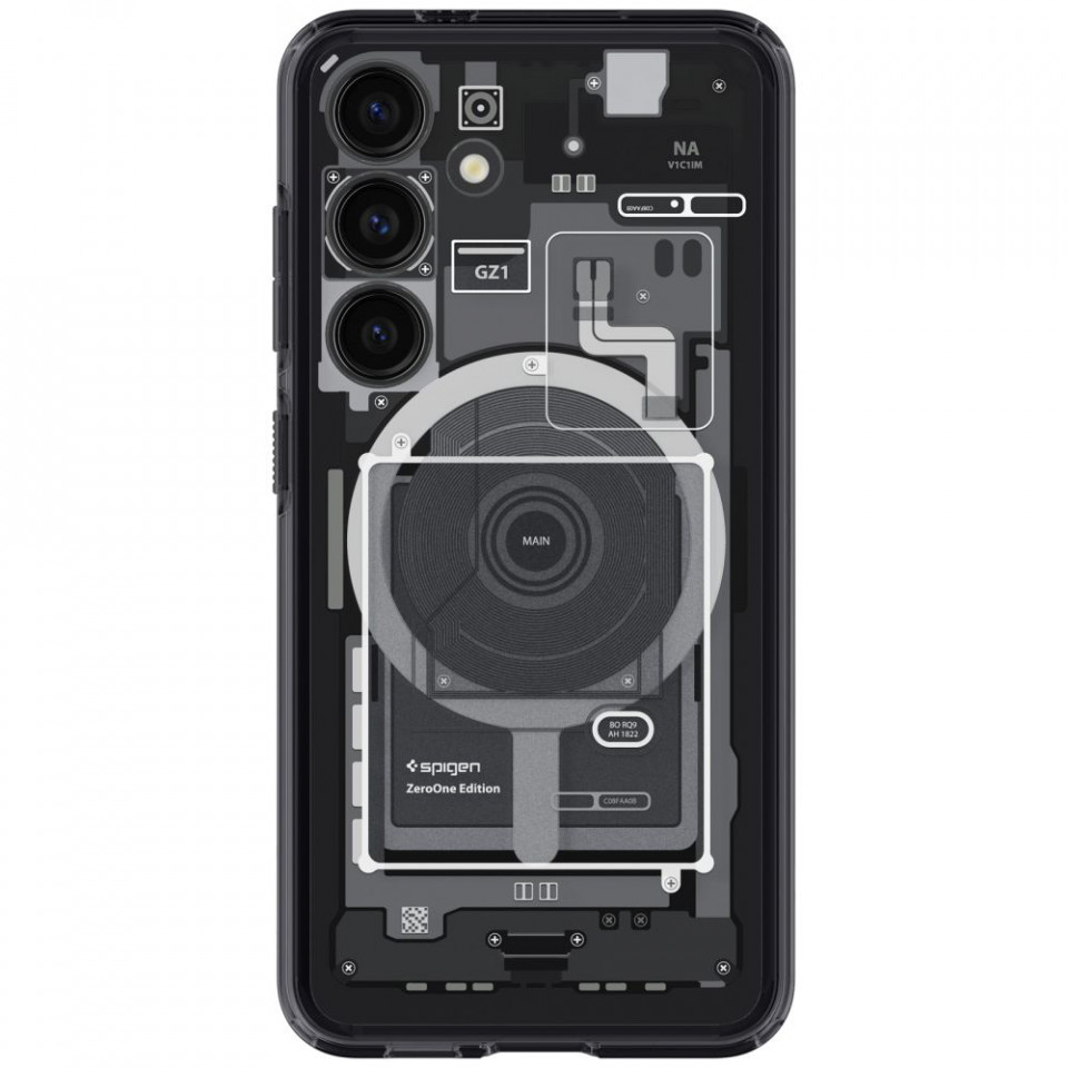Husa premium Samsung Galaxy S24, Ultra Hybrid Zero One - Negru - 2 | YEO