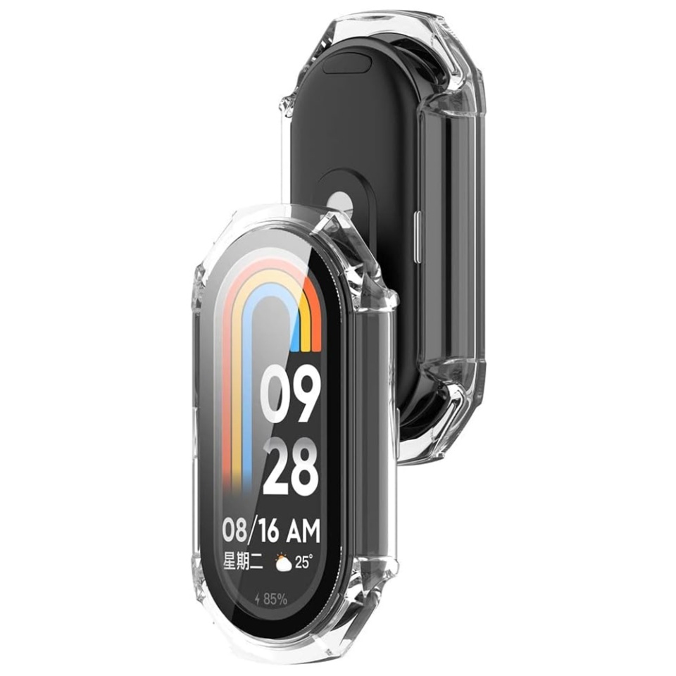 Husa Protectie 360°, Ultra-Subtire, Anti-Soc pentru Xiaomi Mi Band 9 / 9 NFC, Anti-Soc Full Screen - Negru - 3 | YEO