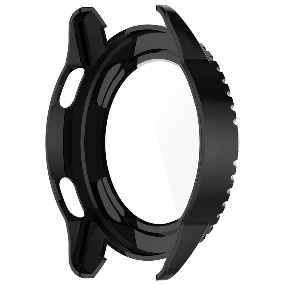 Husa Protectie 360°, Ultra-Subtire, Anti-Soc pentru Xiaomi Watch S3, Anti-Soc Full Screen - Negru - 1 | YEO