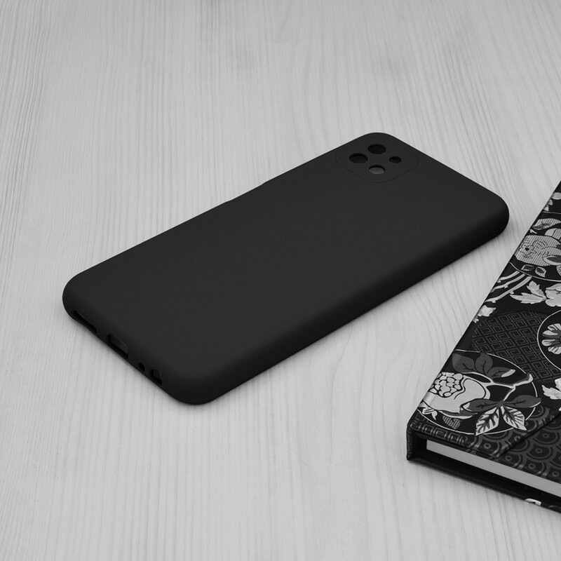 Husa Samsung Galaxy A22 5G din silicon moale, Techsuit Soft Edge - Negru - 3 | YEO