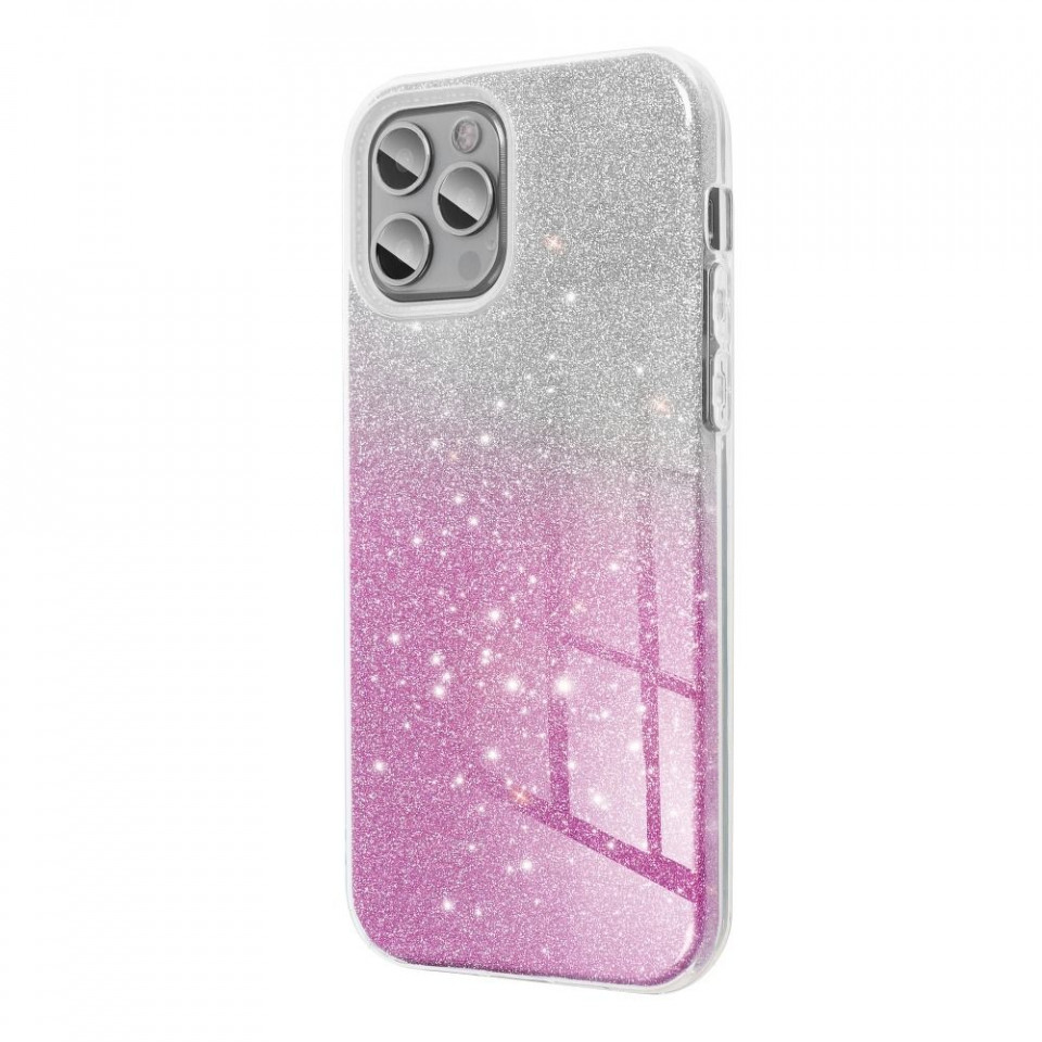 Husa Samsung Galaxy A52 5G / A52s din silicon lucios, Skyddar Shining - Transparent / Roz - 2 | YEO