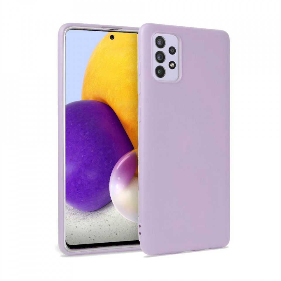 Husa Samsung Galaxy A72 din silicon, TECH-PROTECT - Violet