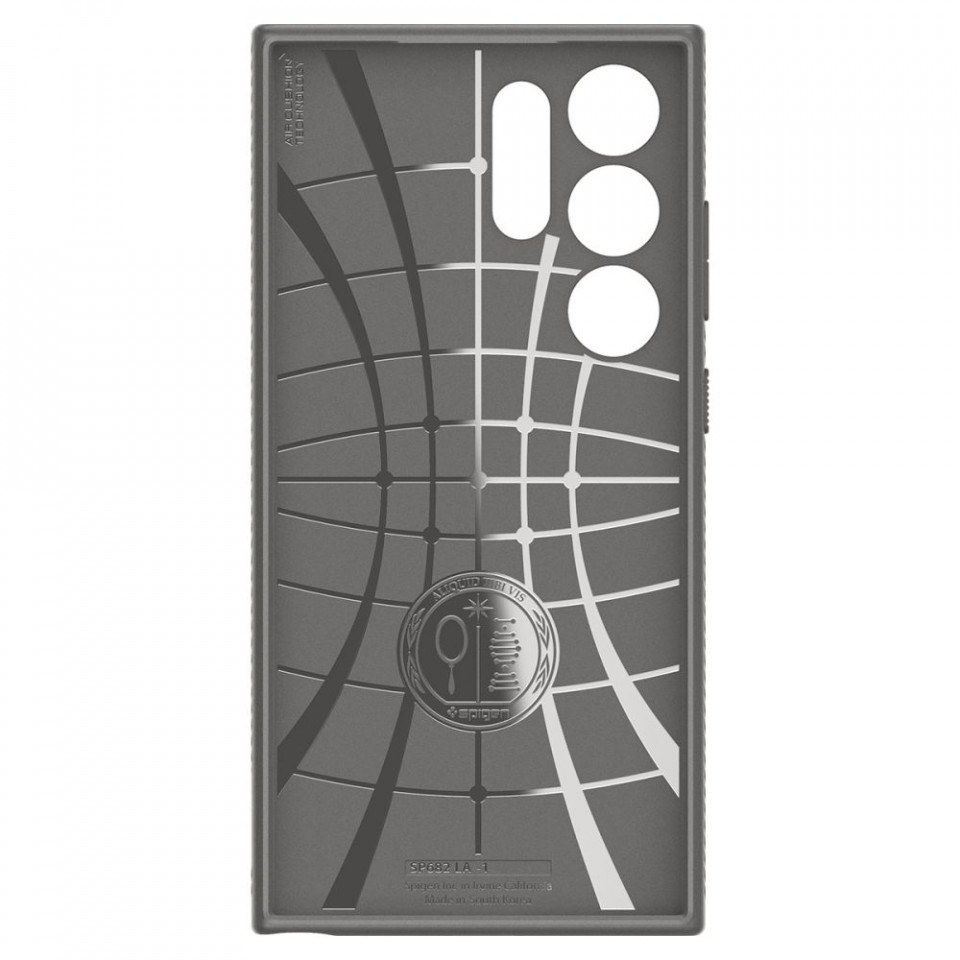 Husa Samsung Galaxy S24 Ultra flexibila, Spigen Liquid Air - Gri - 3 | YEO