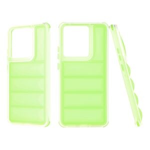 Husa Samsung Galaxy S24 Ultra, Skyddar Luxury Waves - Verde