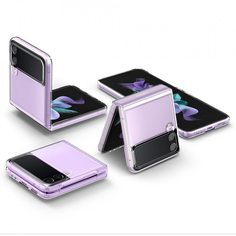 Husa Samsung Galaxy Z Flip3 5G, Spigen AirSkin - Clear - 1 | YEO