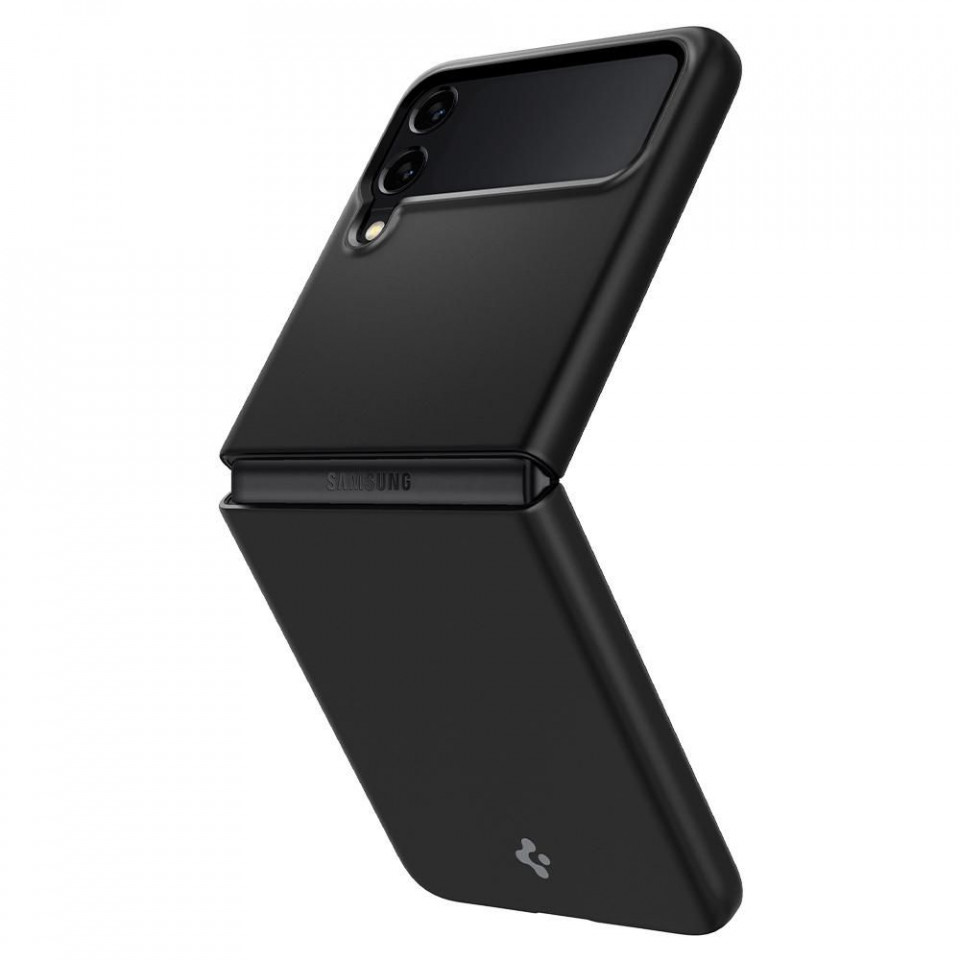 Husa Samsung Galaxy Z Flip3 5G, Spigen AirSkin - Negru - 1 | YEO