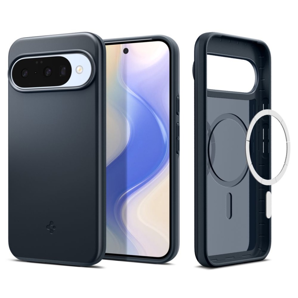 Husa slim Google Pixel 10 / Pixel 10 Pro, Spigen Thin Fit - Albastru inchis