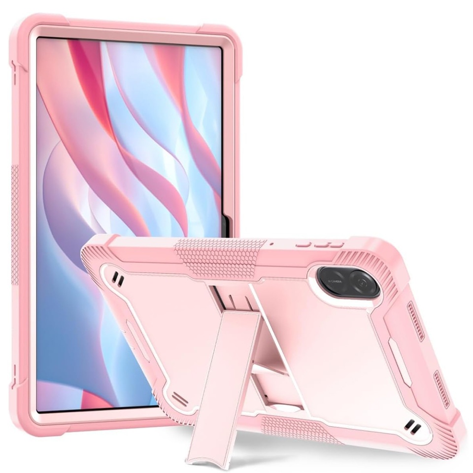 Husa tableta Honor Pad X9 / X8 Pro, Ideala pentru Utilizare Zilnica, Antisoc si Anti-zgarieturi, SKDR TabArmor - Roz - 1 | YEO