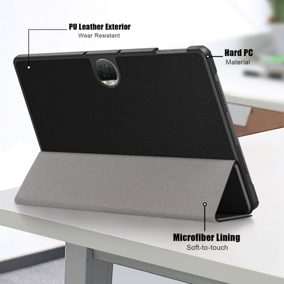 Husa tableta pentru Honor Pad 9 cu suport Multi-Unghi și functie Sleep/Wake , SKYDDAR FoldVision - Negru - 3 | YEO