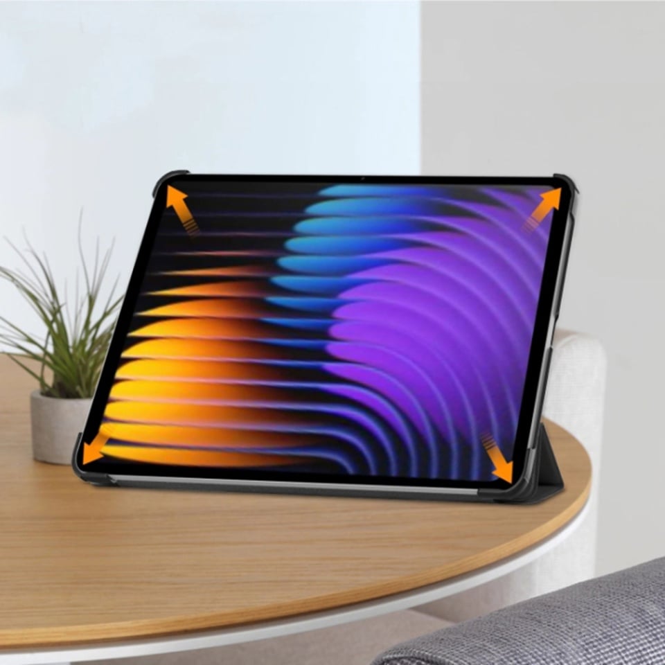 Husa tableta pentru Lenovo Idea Tab Pro 12.7 (2025), SKYDDAR INNOVATION, cu suport Multi-Unghi si functie Sleep/Wake, FoldPro, Unicorn, set cu sticker - 2 | YEO