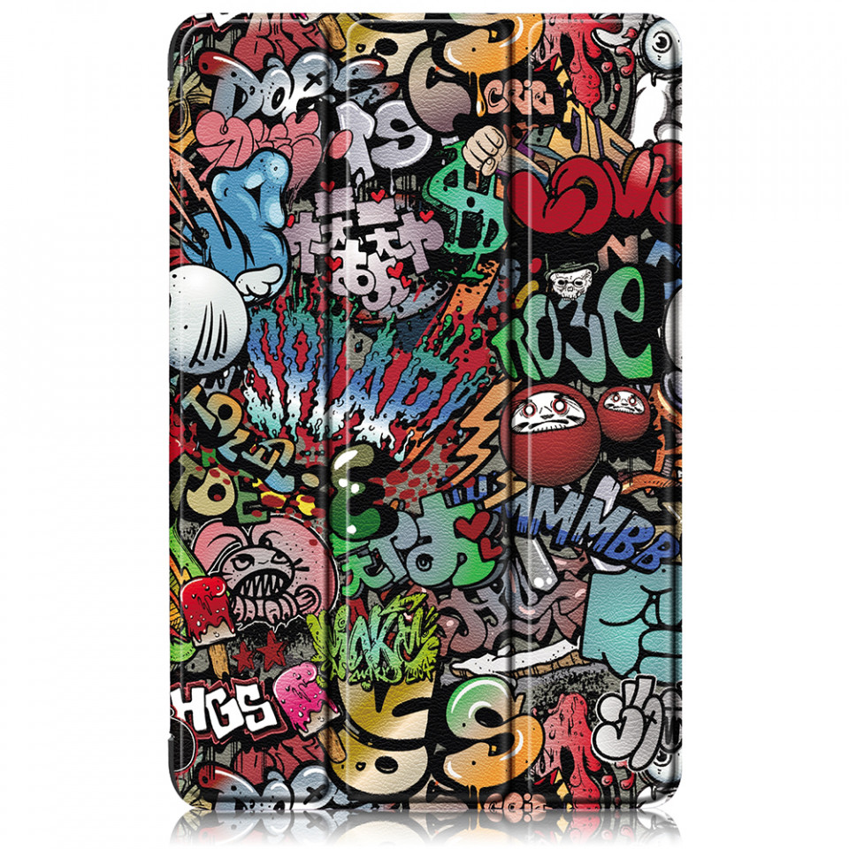 Husa tableta pentru Lenovo Tab M10 5G cu suport Multi-Unghi și functie Sleep/Wake , SKYDDAR FoldVision Colour - Urban vibe - 2 | YEO