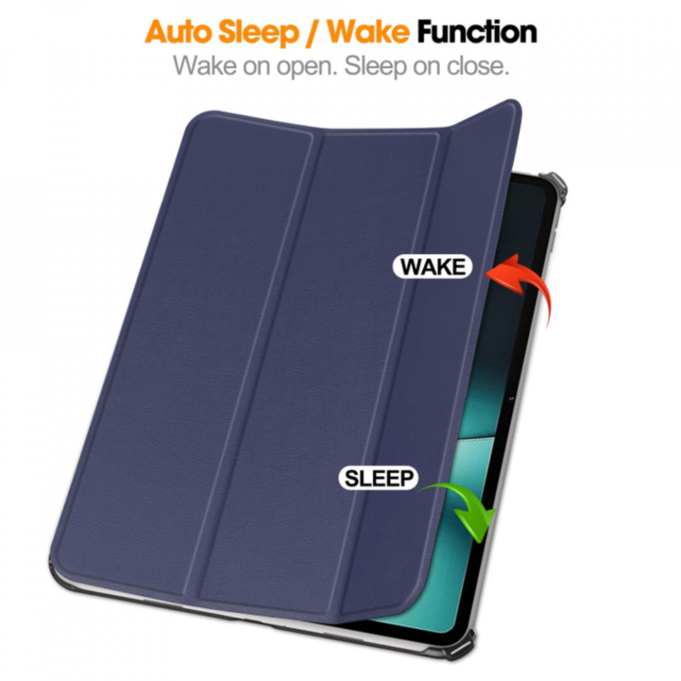 Husa tableta pentru OnePlus Pad cu suport Multi-Unghi și functie Sleep/Wake , SKYDDAR FoldVision - Albastru - 2 | YEO