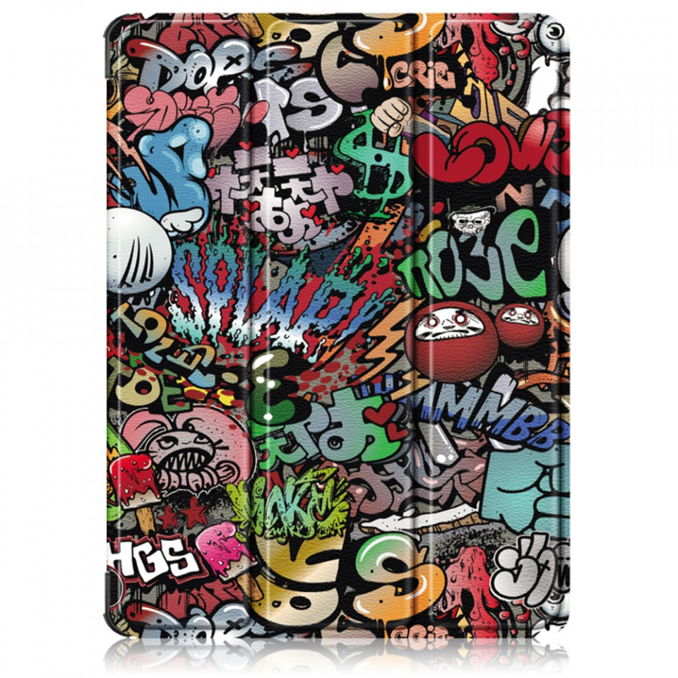 Husa tableta pentru OnePlus Pad Go / Oppo Pad Air2 / Oppo Pad Neo cu suport Multi-Unghi și functie Sleep/Wake , SKYDDAR FoldVision Colour - Urban vibe - 1 | YEO