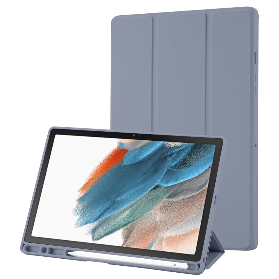 Husa tableta pentru Samsung Galaxy Tab A8 10.5 (2021) cu suport cu 2 Unghiuri și functie Sleep/Wake, SKDR OfficeMate - Mov
