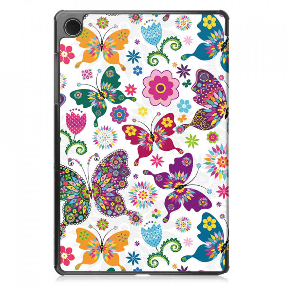 Husa tableta pentru Samsung Galaxy Tab A9 cu suport Multi-Unghi și functie Sleep/Wake , SKYDDAR FoldVision Colour - Butterfly - 2 | YEO
