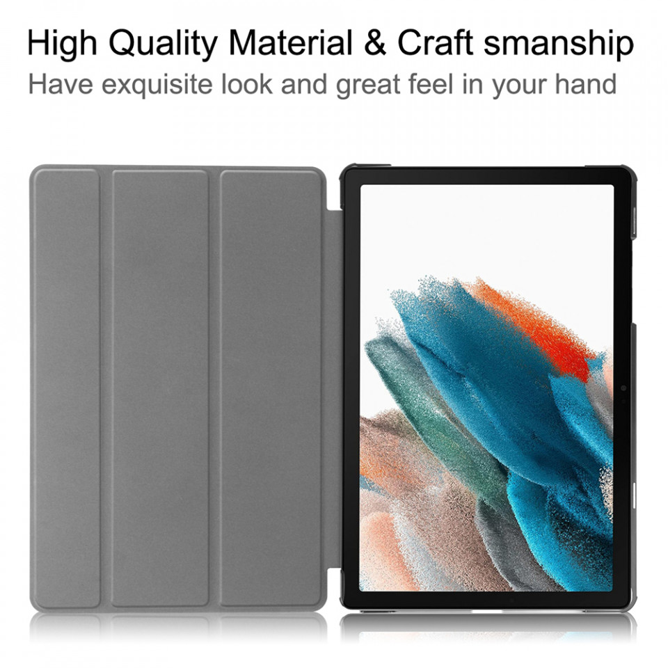 Husa tableta pentru Samsung Galaxy Tab A9 Plus cu suport Multi-Unghi și functie Sleep/Wake , SKYDDAR FoldVision Colour - Unicorn - 6