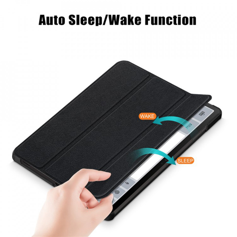 Husa tableta pentru Samsung Galaxy Tab S9 / Galaxy Tab S9 FE cu suport Multi-Unghi și functie Sleep/Wake , SKYDDAR FoldVision - Negru - 3 | YEO