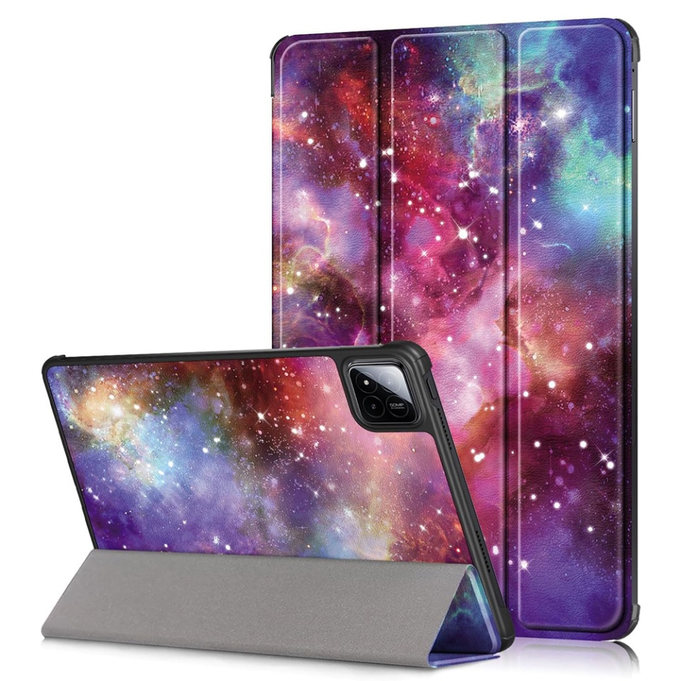 Husa tableta pentru Xiaomi Pad 7 / 7 Pro cu suport Multi-Unghi și functie Sleep/Wake, SKYDDAR FoldVision - Galaxy