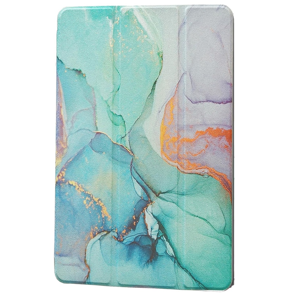 Husa tableta pentru Xiaomi Redmi Pad Pro / Redmi Pad Pro 5G / Poco Pad, SKYDDAR INNOVATION, cu suport Multi-Unghi si functie Sleep/Wake, FoldPro, Green time, set cu sticker - 1 | YEO