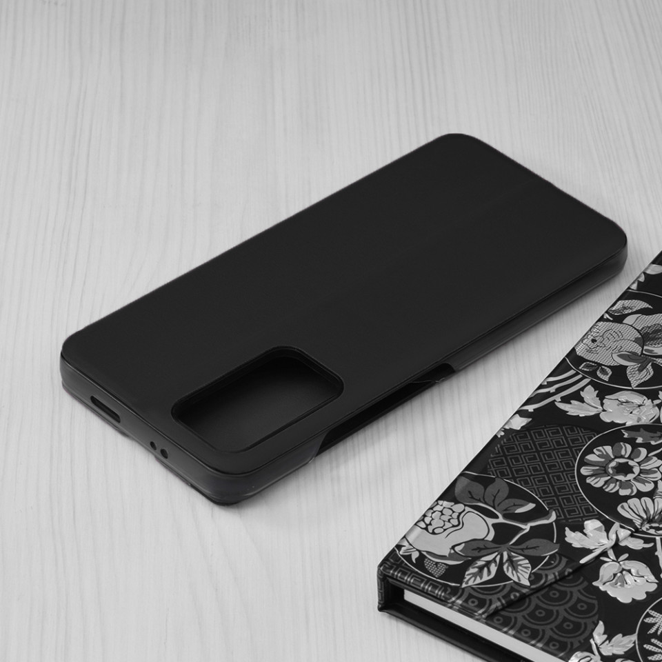 Husa Xiaomi Poco M4 Pro 5G tip carte, Techsuit eFold - Negru - 1 | YEO