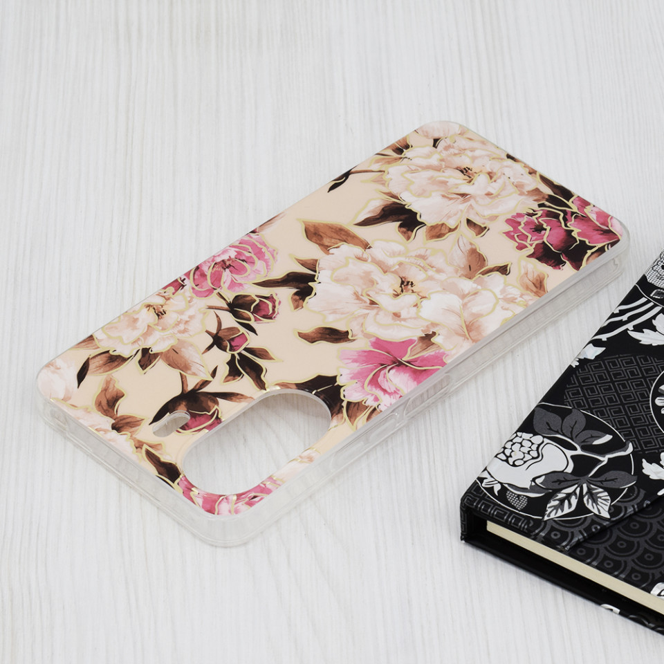 Husa Xiaomi Redmi 13C 4G / Poco C65 din silicon, Techsuit Marble - Bej - 3 | YEO