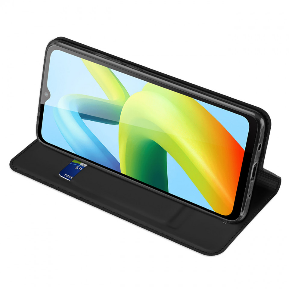 Husa Xiaomi Redmi A1 Plus tip carte, Skin Pro Dux Ducis - Negru - 1 | YEO