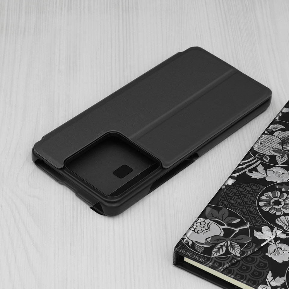 Husa Xiaomi Redmi Note 13 5G tip carte, Techsuit eFold - Negru - 1 | YEO