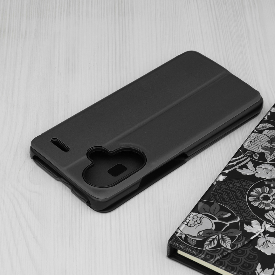 Husa Xiaomi Redmi Note 13 Pro+ 5G tip carte, Techsuit eFold - Negru - 1 | YEO