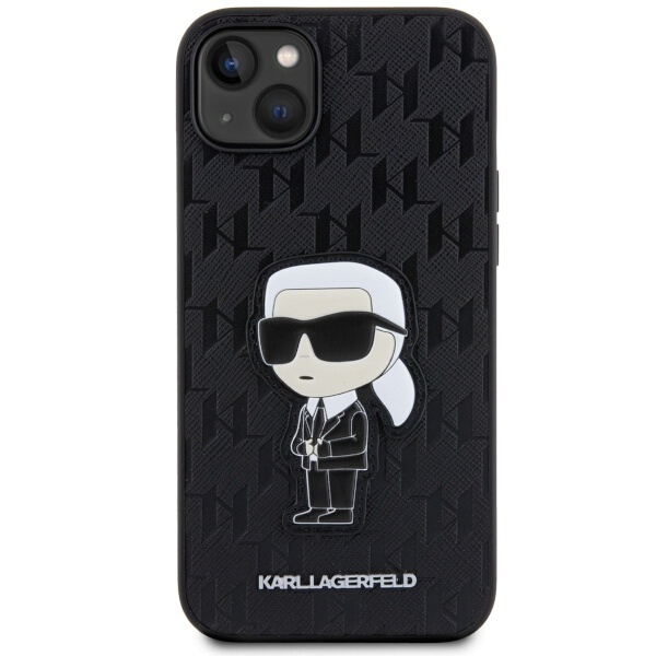 Huse pentru iPhone 14 Plus, Karl Lagerfeld, Saffiano, Negru - 2 | YEO