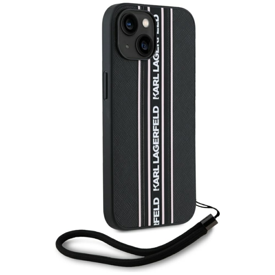 Huse pentru iPhone 15, Karl Lagerfeld, Saffiano Athleisure, Verde - 1 | YEO