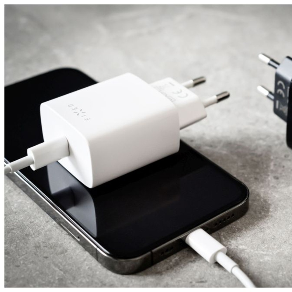 Incarcator Priza 20W, FIXED, PD 3.0 Port Type-C, Fast Charge Universal, Alb - 3 | YEO