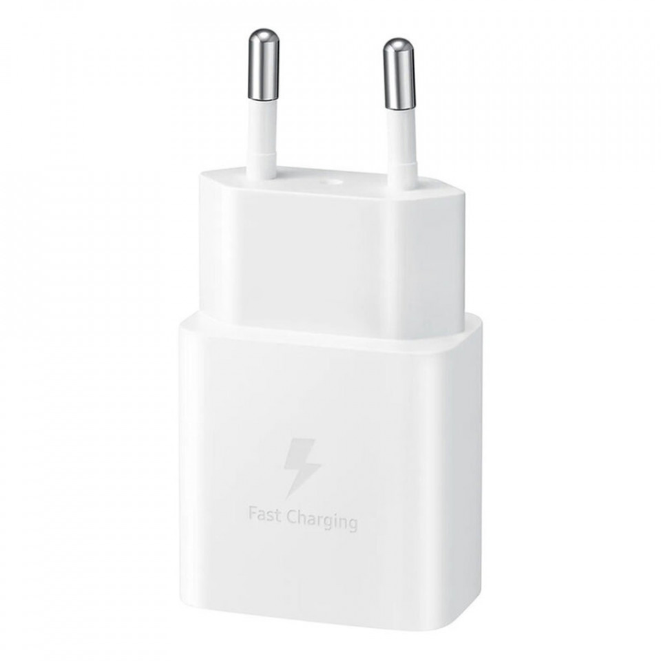Incarcator priza fast charge 15W, Type-C, Original Samsung - Alb - 2 | YEO